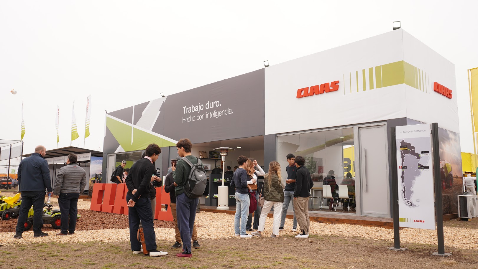 La potencia del tractor AXION será protagonista del stand de CLAAS en AgroActiva